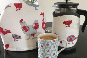 Red chicken design Tea Cosies | Smithy&co
