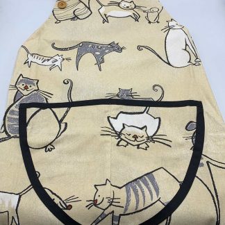 Cat and Mouse Apron flat