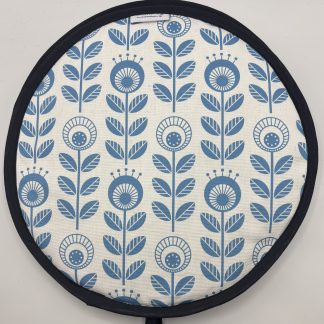 Scandi White and Blue Aga Covers